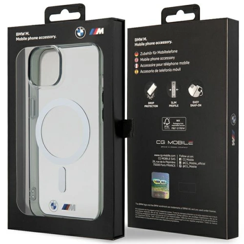 Kup Etui BMW BMHMP14MHCRS Apple iPhone 14 Plus / 15 Plus átlátszó kemény tok Silver Ring MagSafe - BMW432 - {ean13} - Sklep Home Screen