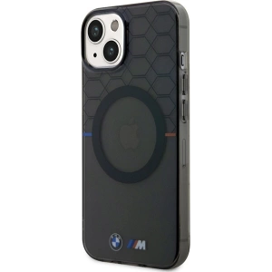 Etui BMW BMHMP14MHGPK Apple iPhone 14 Plus / 15 Plus szary/grey Pattern MagSafe