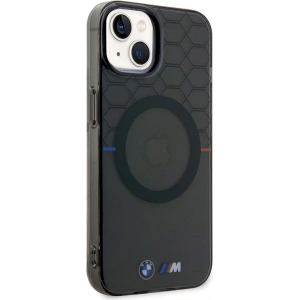 Etui BMW BMHMP14MHGPK Apple iPhone 14 Plus / 15 Plus szary/grey Pattern MagSafe