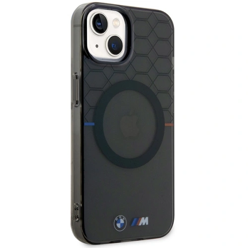 Buy BMW BMHMP14MHGPK Apple iPhone 14 Plus / 15 Plus grey Pattern MagSafe - BMW433 - {ean13} - Home Screen Store Europe