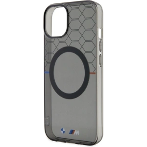 Etui BMW BMHMP14MHGPK Apple iPhone 14 Plus / 15 Plus szary/grey Pattern MagSafe