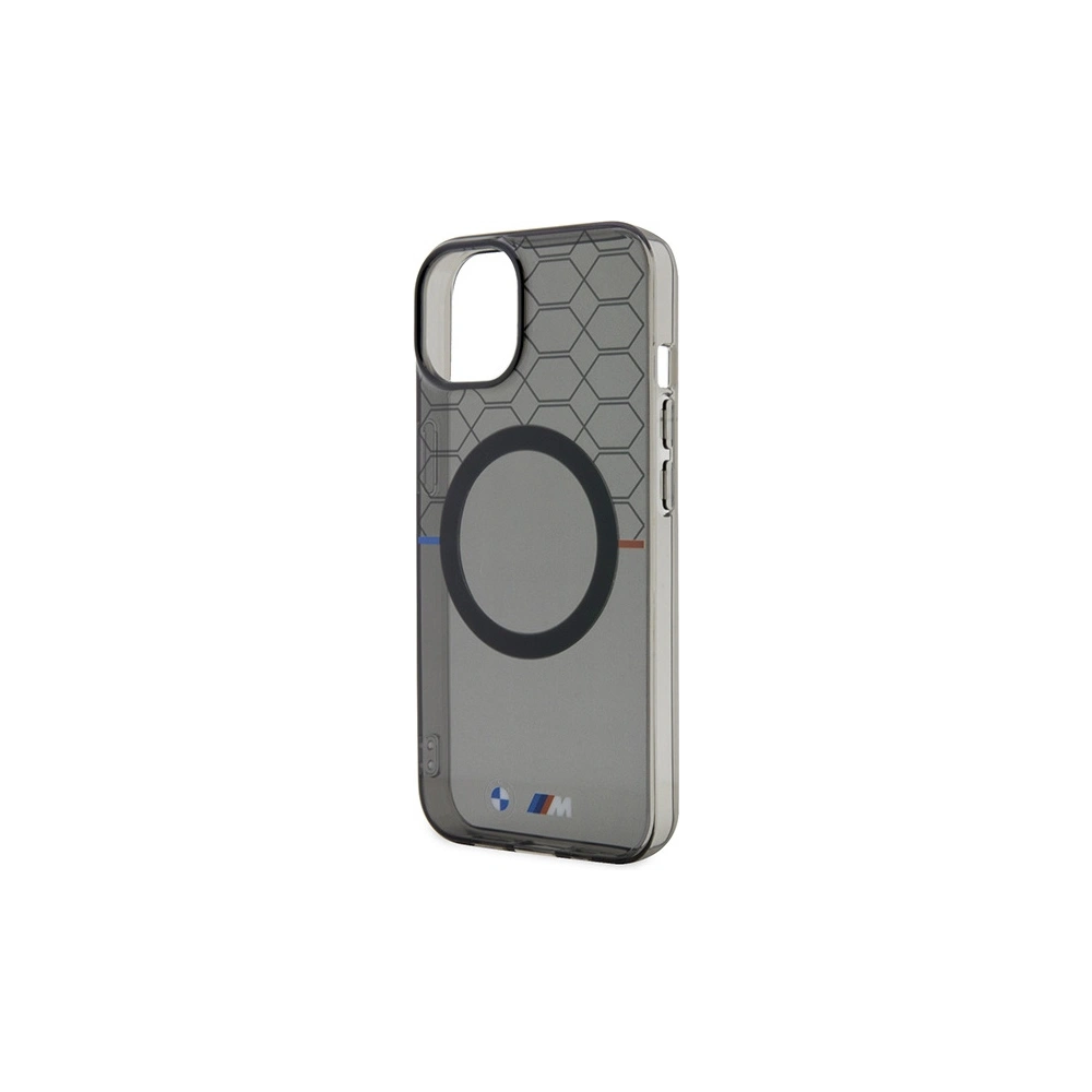 Etui BMW BMHMP14MHGPK Apple iPhone 14 Plus / 15 Plus szary/grey Pattern MagSafe