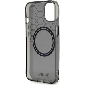 Etui BMW BMHMP14MHGPK Apple iPhone 14 Plus / 15 Plus szary/grey Pattern MagSafe