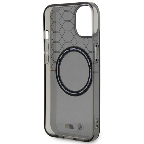 Buy BMW BMHMP14MHGPK Apple iPhone 14 Plus / 15 Plus grey Pattern MagSafe - BMW433 - {ean13} - Home Screen Store Europe