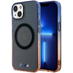 Etui BMW BMHMP14MHTGE Apple iPhone 14 Plus / 15 Plus szary/grey hardcase Gradient Bumper MagSafe