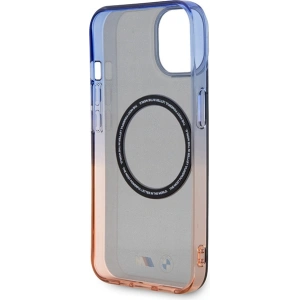 Etui BMW BMHMP14MHTGE Apple iPhone 14 Plus / 15 Plus szary/grey hardcase Gradient Bumper MagSafe