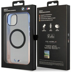 Etui BMW BMHMP14MHTGE Apple iPhone 14 Plus / 15 Plus szary/grey hardcase Gradient Bumper MagSafe