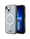 Etui BMW BMHMP14SHCRS Apple iPhone 14 carcasă transparentă hardcase Silver Ring MagSafe