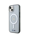 Kup BMW Apple Case BMHMP14SHCRS iPhone 14 transparentes Hartschalenetui Silber Ring MagSafe - BMW435 - {ean13} - Sklep Home Screen