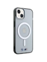 Kup BMW Apple Case BMHMP14SHCRS iPhone 14 transparentes Hartschalenetui Silber Ring MagSafe - BMW435 - {ean13} - Sklep Home Screen