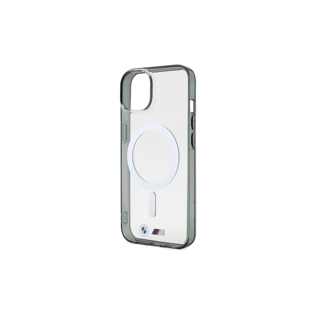 Etui BMW BMHMP14SHCRS Apple iPhone 14 transparent hardcase Silver Ring MagSafe