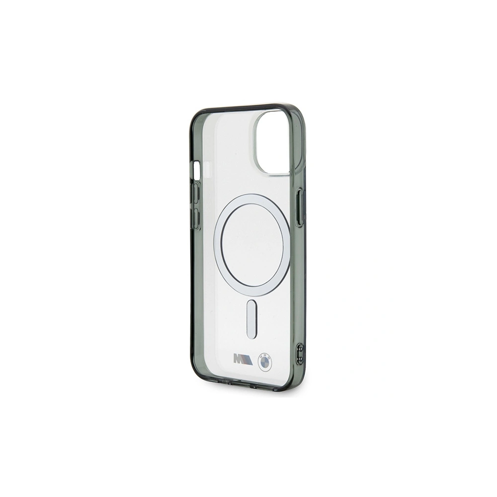 Etui BMW BMHMP14SHCRS Apple iPhone 14 transparent hardcase Silver Ring MagSafe