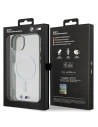 Kup BMW Apple Case BMHMP14SHCRS iPhone 14 transparentes Hartschalenetui Silber Ring MagSafe - BMW435 - {ean13} - Sklep Home Screen