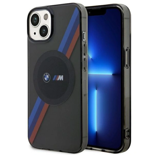 Kup BMW Apple Tasche BMHMP14SHDTK iPhone 14 grau/grau Tricolor Stripes MagSafe - BMW436 - {ean13} - Sklep Home Screen