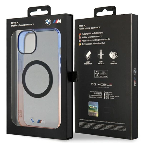 Kup BMW Apple Tasche BMHMP14SHTGE iPhone 14 grau/grau Hartschale Gradient Bumper MagSafe - BMW438 - {ean13} - Sklep Home Screen