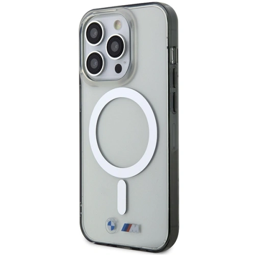 Kup Etui BMW BMHMP14XHCRS Apple iPhone 14 Pro Max transparentní tvrdý kryt Stříbrný kroužek MagSafe - BMW439 - {ean13} - Sklep Home Screen