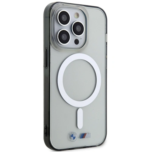 Kup Etui BMW BMHMP14XHCRS Apple iPhone 14 Pro Max transparentní tvrdý kryt Stříbrný kroužek MagSafe - BMW439 - {ean13} - Sklep Home Screen