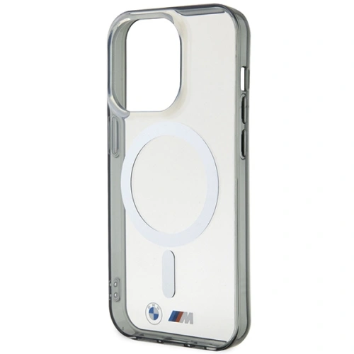 Kup Etui BMW BMHMP14XHCRS Apple iPhone 14 Pro Max transparentní tvrdý kryt Stříbrný kroužek MagSafe - BMW439 - {ean13} - Sklep Home Screen