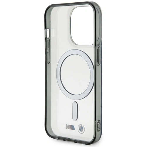 Kup Etui BMW BMHMP14XHCRS Apple iPhone 14 Pro Max transparentní tvrdý kryt Stříbrný kroužek MagSafe - BMW439 - {ean13} - Sklep Home Screen