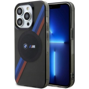 Kup Etui BMW BMHMP14XHDTK Apple iPhone 14 Pro Max szary/grey hardcase Tricolor Stripes MagSafe - BMW440 - {ean13} - Sklep Home Screen