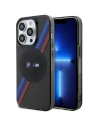 BMW Apple Tasche BMHMP14XHDTK iPhone 14 Pro Max grau/grau Hartschale Tricolor Stripes MagSafe