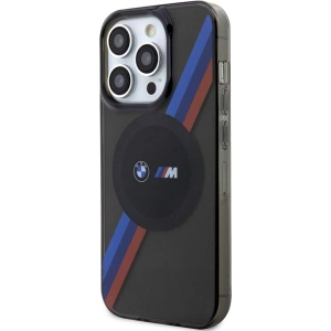 Kup Etui BMW BMHMP14XHDTK Apple iPhone 14 Pro Max szary/grey hardcase Tricolor Stripes MagSafe - BMW440 - {ean13} - Sklep Home Screen