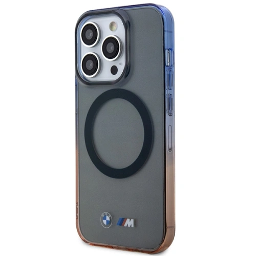 Kup BMW Apple Tasche BMHMP14XHTGE iPhone 14 Pro Max grau/grau Hartschale Gradient Bumper MagSafe - BMW442 - {ean13} - Sklep Home Screen