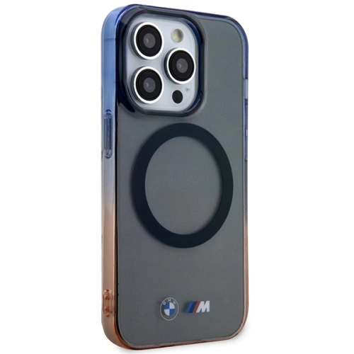 Kup BMW Apple Tasche BMHMP14XHTGE iPhone 14 Pro Max grau/grau Hartschale Gradient Bumper MagSafe - BMW442 - {ean13} - Sklep Home Screen
