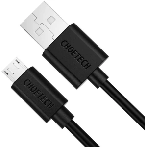 Buy Choetech AB003 USB-A/microUSB Cable 1.2m (black) - CHT57 - {ean13} - Home Screen Store Europe