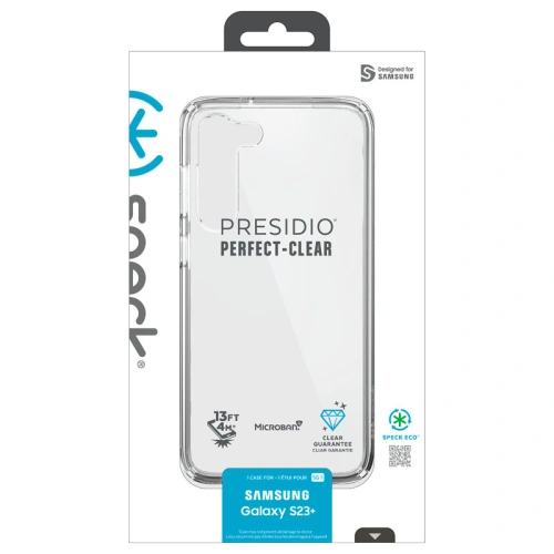 Buy Speck Presidio Perfect-Clear MICROBAN Samsung Galaxy S23+ Plus (Clear) - SPK474 - {ean13} - Home Screen Store Europe
