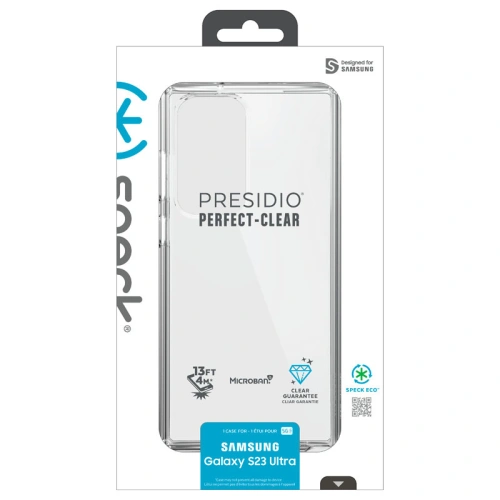 Kup Etui Speck Presidio Perfect-Clear MICROBAN Samsung Galaxy S23 Ultra (Clear) - SPK475 - {ean13} - Sklep Home Screen