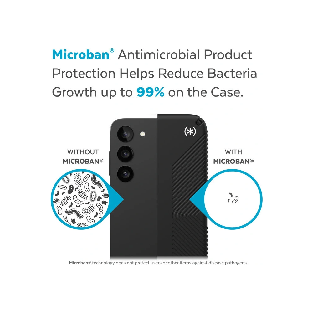 Etui Speck Presidio2 Grip Samsung Galaxy S23 (Black/Black/White)