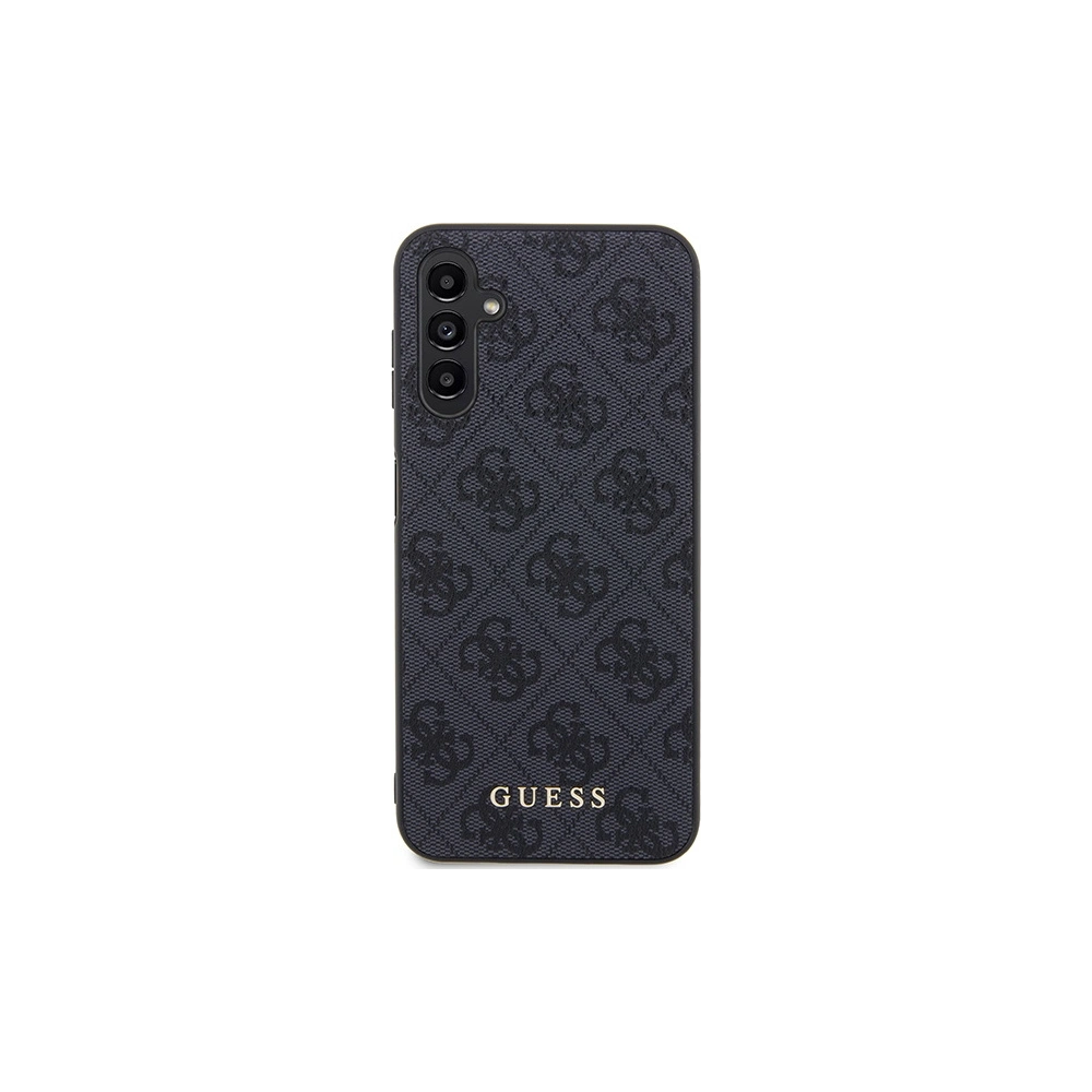 Etui Guess GUHCSA14G4GFGR Samsung Galaxy A14 szary/grey hard case 4G Metal Gold Logo