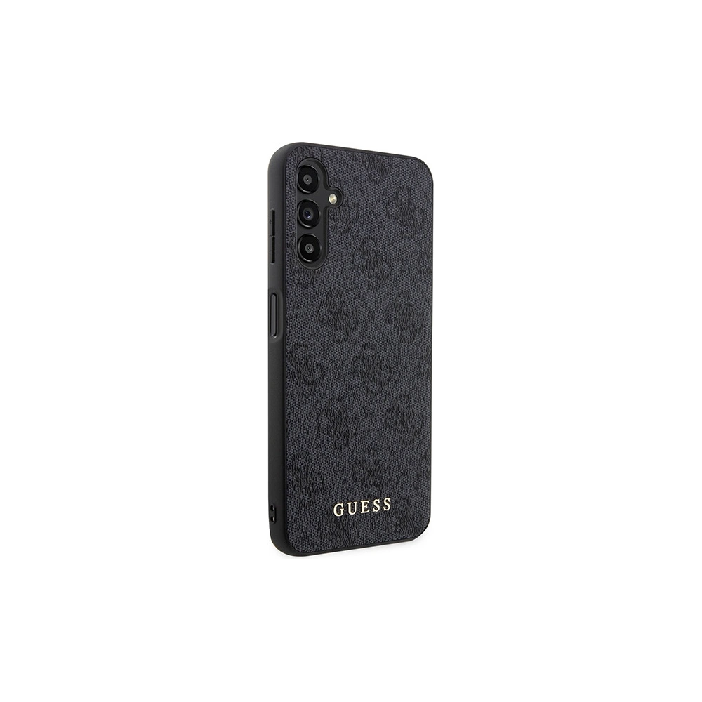 Etui Guess GUHCSA14G4GFGR Samsung Galaxy A14 szary/grey hard case 4G Metal Gold Logo