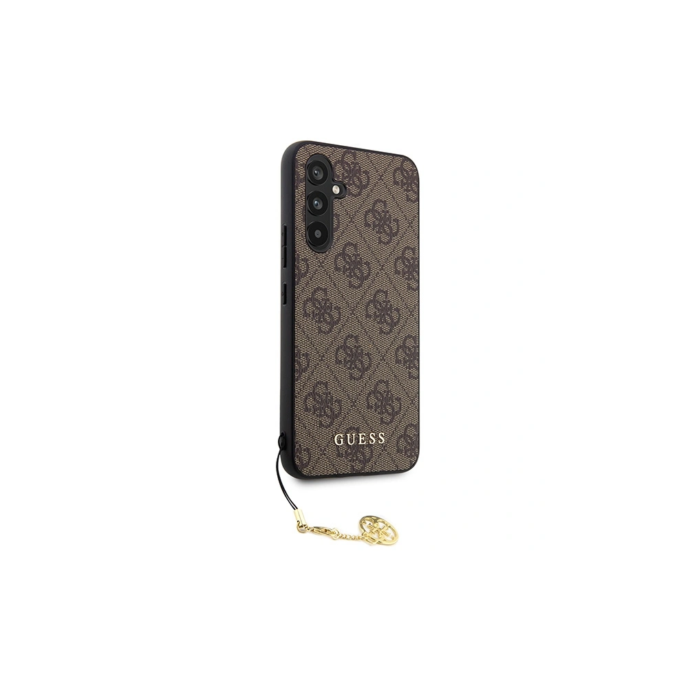 Etui Guess GUHCSA54GF4GBR Samsung Galaxy A54 5G brązowy/brown hard case 4G Charms Collection