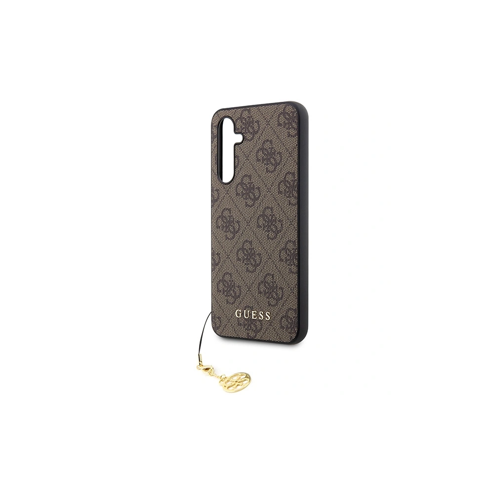 Etui Guess GUHCSA54GF4GBR Samsung Galaxy A54 5G brązowy/brown hard case 4G Charms Collection