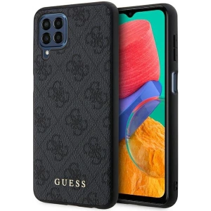 Buy Guess GUHCSM33G4GFGR Samsung Galaxy M33 5G grey hard case 4G Metal Gold Logo - GUE2447 - {ean13} - Home Screen Store Europe