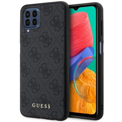 Kup Etui Guess GUHCSM33G4GFGR Samsung Galaxy M33 5G szürke/grey kemény tok 4G Fém Arany Logó - GUE2447 - {ean13} - Sklep Home Screen
