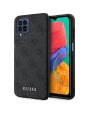 Guess Samsung Gehäuse GUHCSM33G4GFGR Galaxy M33 5G grau/grau Hartschale 4G Metall Gold Logo