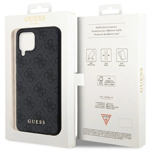 Buy Guess GUHCSM33G4GFGR Samsung Galaxy M33 5G grey hard case 4G Metal Gold Logo - GUE2447 - {ean13} - Home Screen Store Europe