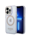 Kup Etui Guess GUHMP14LHTCMU Apple iPhone 14 Pro purpurowy/purple hard case Gold Outline Translucent MagSafe - GUE2448 - {ean13} - Sklep Home Screen