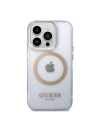 Kup Etui Guess GUHMP14LHTCMU Apple iPhone 14 Pro purpurowy/purple hard case Gold Outline Translucent MagSafe - GUE2448 - {ean13} - Sklep Home Screen
