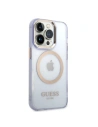 Kup Etui Guess GUHMP14LHTCMU Apple iPhone 14 Pro purpurowy/purple hard case Gold Outline Translucent MagSafe - GUE2448 - {ean13} - Sklep Home Screen