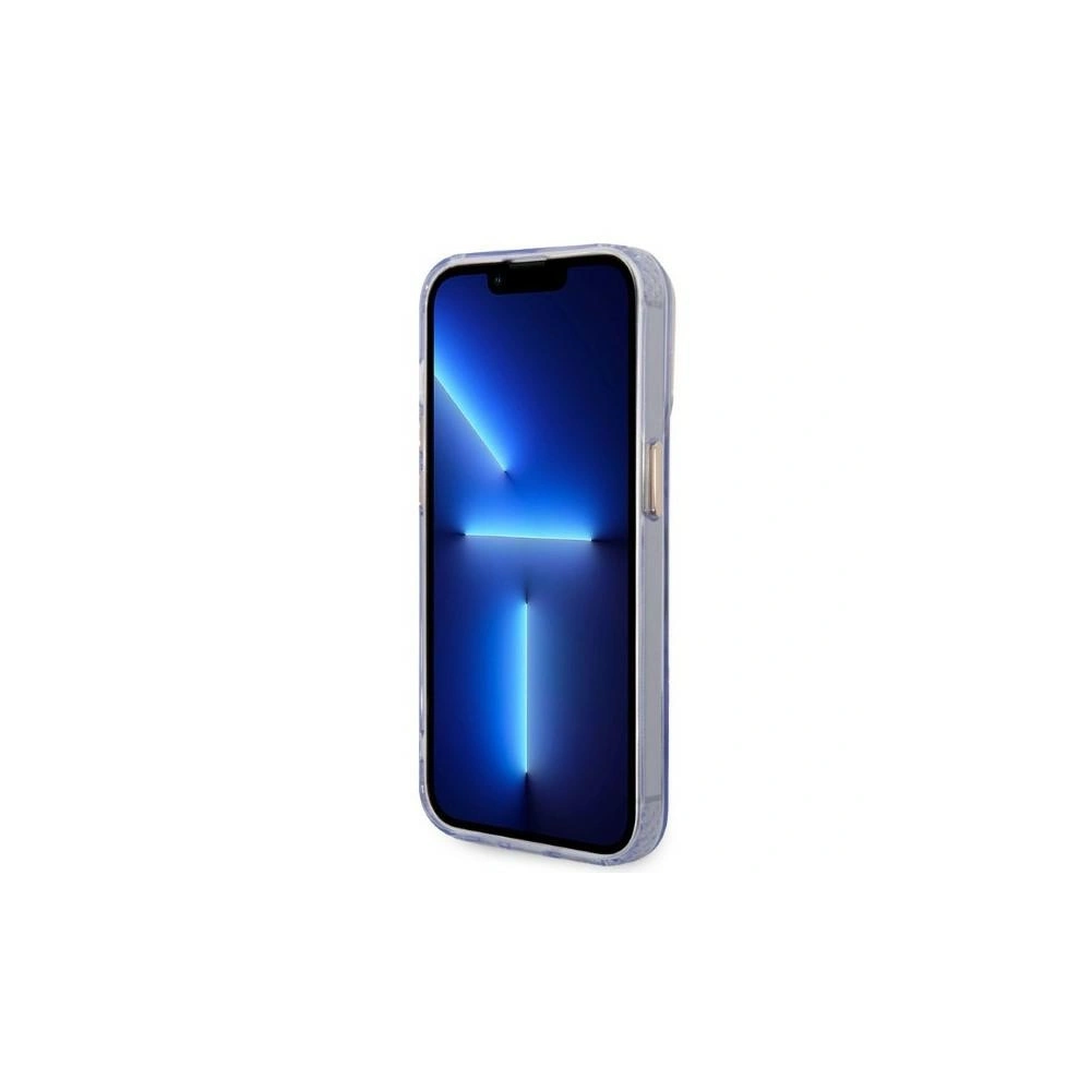 Etui Guess GUHMP14LHTCMU Apple iPhone 14 Pro purpurowy/purple hard case Gold Outline Translucent MagSafe