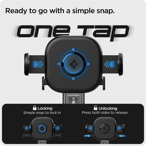 Kup Uchwyt samochodowy Spigen UTS12 Onetap Universal Vent Car Mount Black - SPN2849 - {ean13} - Sklep Home Screen