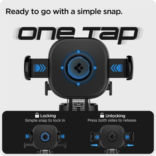 Kup Upevnění do auta Spigen UTS35 OneTap Univerzální držák na palubní desku Černý - SPN2850 - {ean13} - Sklep Home Screen