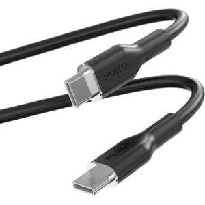 Kup Kabel PURO ICON Soft Cable USB-C/USB-C 1.5m (Black) - PUR669 - {ean13} - Sklep Home Screen