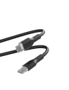 1.5m PURO ICON Soft-Kabel USB-C/USB-C (Schwarz)