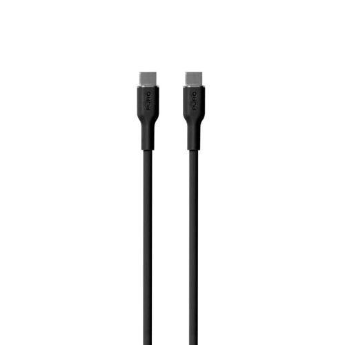 Kup Cablul PURO ICON Soft Cable USB-C/USB-C 1.5m (Negru) - PUR669 - {ean13} - Sklep Home Screen