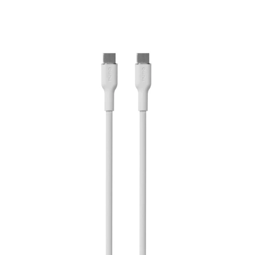 Buy PURO ICON Soft Cable USB-C/USB-C 1.5m (White) - PUR671 - {ean13} - Home Screen Store Europe